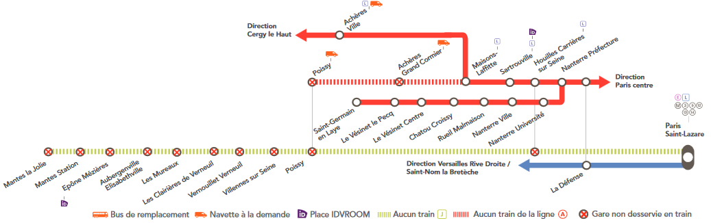 Horaire Bus La Défense Les Mureaux 2021