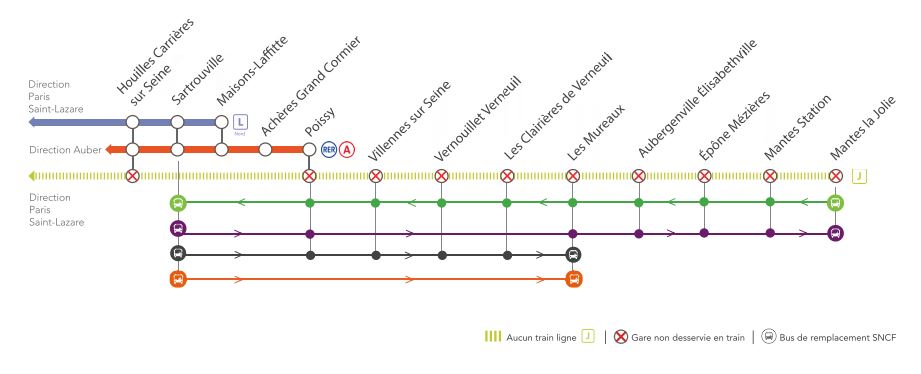 Horaire Bus A14 La Defense Mantes La Jolie