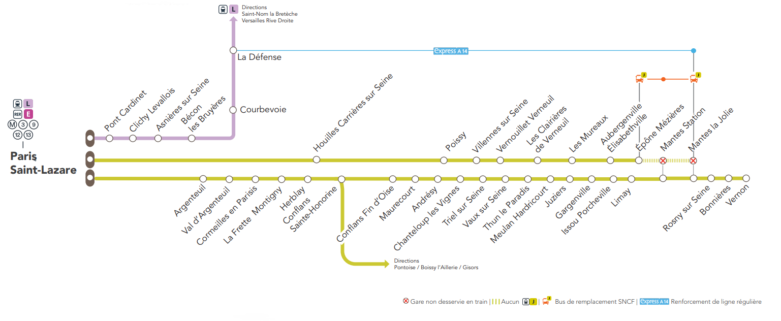 GRANDS TRAVAUX D ETE 2023 SUR LA LIGNE J GRANDS TRAVAUX D ETE 2023 SUR LA LIGNE J
