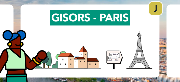 Visuel de la page Gisors ↔ Paris, à consulter pour préparer un voyage retour.